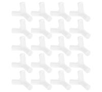 BRIGHTFUFU Tee Connectors 135 Degree Three Way Design 20pcs Wear Resistant and Easy Installation Tent Fittings for 12mm Pipes for Greenhouses and Tents