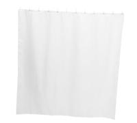 BRIGHTFUFU Thickened Plain Color Bathroom Curtain with Hooks Double Sided Waffle Texture Decorative Shower Curtain for Home Hotel Outdoor Wetroom Use