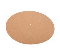 BRIGHTFUFU Turntable Cork Mat for Vinyl Records Anti-slip Shockproof Slipmat Cork Platter Mat Essential Accessory for Phonographs and Record Players
