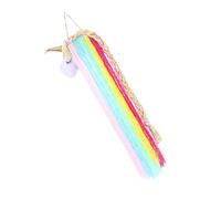BRIGHTFUFU Unicorn Felt Hair Clip Holder Wall-Mounted Hair Accessory Organizer with Headband Storage and Barrette Hanger ’ Room Hanging Organizer and Headbands