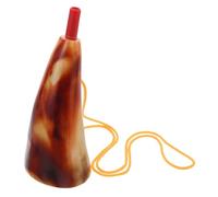 BRIGHTFUFU Viking Horn Instrument Natural Trumpet for Festivals Cheering and Decoration Authentic Craftsmanship Detailed Carvings