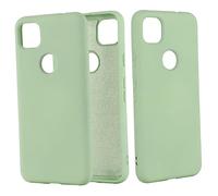 BRIGHTFUFU Water Washing Liquid Silicone Phone Cover for Pixel Lightweight Drop Resistant Case with Microfiber Lining Easy Installation Scratch and Dirt Protection Light Green