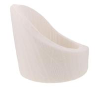 BRIGHTFUFU White Newborn Photography Sofa Prop, Portable Lightweight Photo Sofa Made of Foam Cotton and Chemical Fiber, Rounded Soft Seat for Indoor and Outdoor Photoshoot