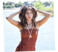 BRIGHTFUFU Wireless Earphone Anti-loss Chain with Magnetic Fixation Cord and Flexible Headphone Lanyard for Running Fitness Yoga Unisex White Spaceman Design