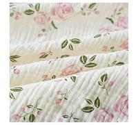 BrightGlow Cotton Fabric Sold by the Metre Muslin Fabric 100% Cotton Toddler Crafts Sewing Fabric Double Gauze Fabric Printed Children's Fabric Decorative Fabric Costume Fabric for Clothing Decoration