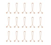 BrightGlow Hijab Headscarf Pins U-Shaped Headscarf Pins Reusable Scarf Pins Trousers Waist Tensioner Adjustable Waistband Tighten Decoration Clip Safety Pins Pink Pack of 12
