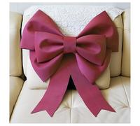 BrightGlow Large Red Giant Bow Handmade DIY Bow Christmas Bows Decorative Bow Party Wedding Decoration Bow Car Bows for Christmas Wedding Decoration Wine Red 30 cm