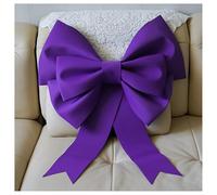 BrightGlow Large Red Giant Bow Handmade DIY Bow Christmas Bows Decorative Bow Party Wedding Decoration Bow Car Bows for Christmas Wedding Decoration #1 Purple 75 cm