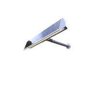 BRIGHTICONIC Top of Sign Outdoor Commercial Solar Signage LED Light Auto On Off Lamp to Illuminate The House Number Billboard 6000k Solar Powered Waterproof Spotlight for Real Estate Church Sign 13"