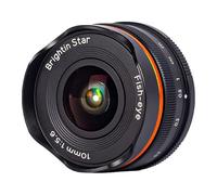 Brightin Star 10mm F5.6 Fisheye Lens for Canon RF Mount Mirrorless Cameras, Manual Focus Prime Ultra-Wide Angle APS-C Lens Fit for EOS RP, R, R5, R7, R6, R3, R10 (Black)