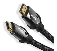 Brightium HDMI Cable - Male to Male 2.0, 4K, 5 Meters, Black Braided - Ideal for High Definition Connections and Quality Video Streaming