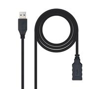 Brightium High Speed USB 3.0 Cable Type A Male to Type A Female Black 3m Length Ideal for Extending Connections Between USB Devices