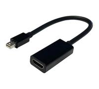 Brightium Mini Display Port Male to HDMI Adapter, support 4K resolutions, ideal for connecting devices to external displays.