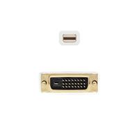 Brightium Mini DisplayPort to DVI Converter Cable - White - 5m - Ideal for connecting Mini DP devices to displays with DVI input.