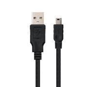 Brightium USB 2.0 cable for connecting devices Type A Male to Mini USB 5 Pin Male Length 1.8m Ideal for distant connections Perfect for syncing and charging devices.