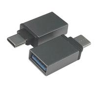 Brightium USB Female to Type C Male Adapter, Compatible with USB-C Devices, Ideal for Charging and Data Transfer.