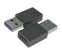 Brightium USB Male to Type C Female Adapter, 2 Pack, Fast and Efficient Connection, Ideal for Charging and Data Transfer.