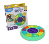 Brightkins Colour Wheel Treat Puzzle & Lick Mat, Interactive Dog Toy, Lick Mat for Pet Training, Slow Release Dog Feeding Mat