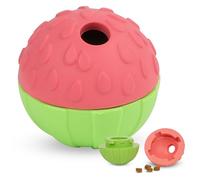 Brightkins Tough & Tumble 2-piece Watermelon, Enrichment Puppy Essentials, Dog Birthday Treat Pouch Gifts, Training Dog Accessories, Slow Feeder Dispensing Container, Puzzle Feeder