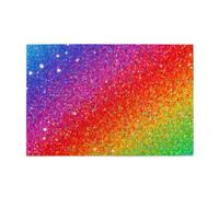 Brightly Colored Background With Stars And1000 Piece Jigsaw Puzzles for Adults, Wooden Jigsaw Puzzle