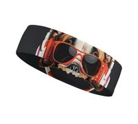 Brightly Colored Bulldogs Headbands for Women & Men Sports Headband, Fits All Head Sizes, Ultra Absorbent & Non-Slip Sweatband for Running, Yoga, Gym
