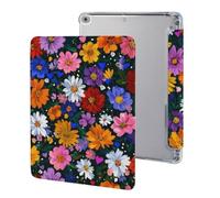 Brightly Colored Flowers Tablet Case Compatible with IPAD 2017/18/Air1/2