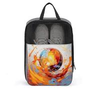 Brightly Colored Spheres Shoe Bag Shoe Bags for Travel Waterproof Shoe Bag Shoes Storage Organizer with Zipper & Handle Sneaker Bag Shoe Pouch Golf Shoe Bag Soccer Cleat Bag, style, One Size, Shoe