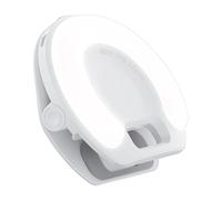 Brightness Selfie Light - Adjustable with LED Clip, Sleek, Smartphone Lighting Rechargeable Video, Conference Live Streaming Podcast Travel | Multipurpose Outdoor Indoor Utility