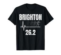 Brighton 26.2 Heartbeat Running Marathon T-Shirt