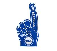 Brighton and Hove Albion Official BHAFC Seagulls Foam Hand, Blue, Standard Size, Team Spirit Fan Accessory