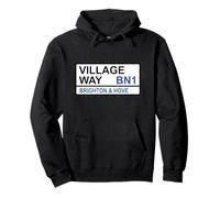 Brighton and Hove Village Way Street Sign Pullover Hoodie