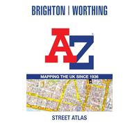 Brighton and Worthing A-Z Street Atlas: Accurate street map for easy navigation