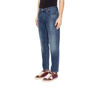Brighton Carrot-cut Jeans - male - Dondup - Loose Fit Jeans - Blue - W35 - Jeans W35