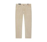 Brighton Carrot-Fit Corduroy Trousers - male - Dondup - Slim-fit Trousers - Beige - W33 - Trousers W33