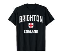 Brighton England Flag Patriot Shield T-Shirt