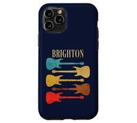 Brighton England Guitars UK Rock Concert Tour Vintage Band Case for iPhone 11 Pro