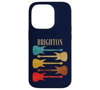 Brighton England Guitars UK Rock Concert Tour Vintage Band Case for iPhone 14 Pro