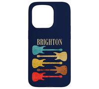Brighton England Guitars UK Rock Concert Tour Vintage Band Case for iPhone 15 Pro
