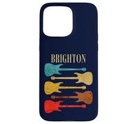 Brighton England Guitars UK Rock Concert Tour Vintage Band Case for iPhone 15 Pro Max