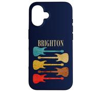 Brighton England Guitars UK Rock Concert Tour Vintage Band Case for iPhone 16