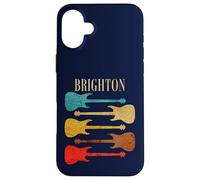 Brighton England Guitars UK Rock Concert Tour Vintage Band Case for iPhone 16 Plus