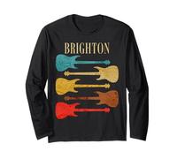 Brighton England Guitars UK Rock Concert Tour Vintage Band Long Sleeve T-Shirt
