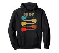 Brighton England Guitars UK Rock Concert Tour Vintage Band Pullover Hoodie