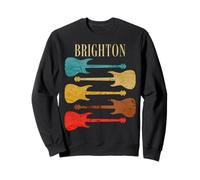 Brighton England Guitars UK Rock Concert Tour Vintage Band Sweatshirt