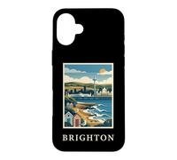 Brighton England Seaside Pier Coastal Travel Design Case for iPhone 16 Plus