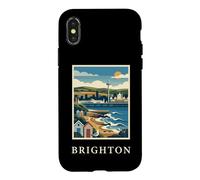 Brighton England Seaside Pier Coastal Travel Design Case for iPhone X/XS