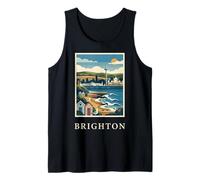 Brighton England Seaside Pier Coastal Travel Design Tank Top