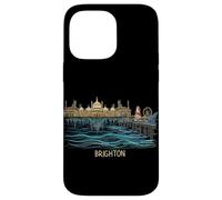 Brighton England Travel Souvenir Historic City Landmark Gift Case for iPhone 14 Pro Max