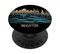Brighton England Travel Souvenir Historic City Landmark Gift PopSockets Adhesive PopGrip