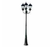 vidaXL Garden Light Bronze 61 x 53 x 235 cm Aluminium and Glass